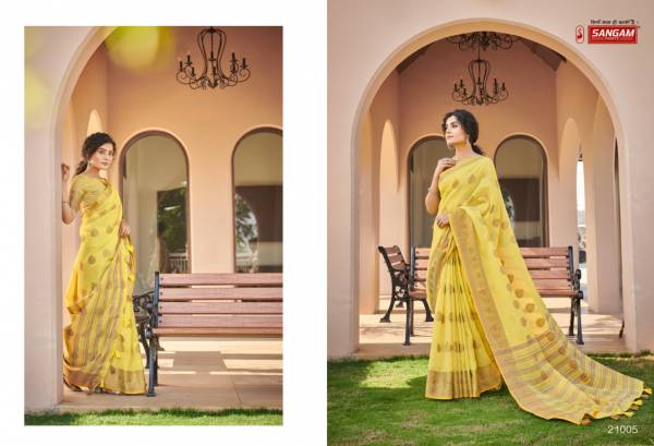 Sangam Amrapali Fancy Designer Festive Wear Cotton Printed Sarees Collection
